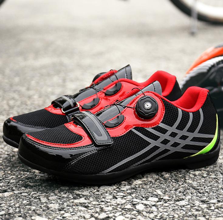 Factory Wholesale unlocked road bike shoes men's and women's riding shoes mesh breathable unlocked cycling shoes