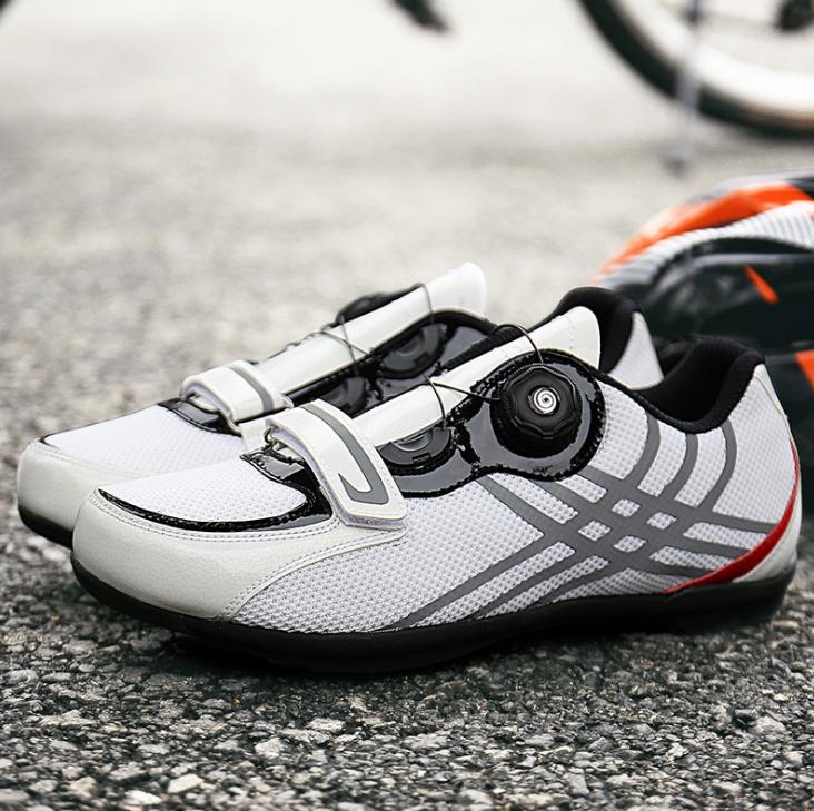 Factory Wholesale unlocked road bike shoes men's and women's riding shoes mesh breathable unlocked cycling shoes