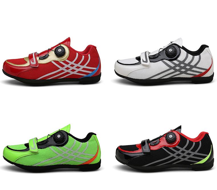 Factory Wholesale unlocked road bike shoes men's and women's riding shoes mesh breathable unlocked cycling shoes