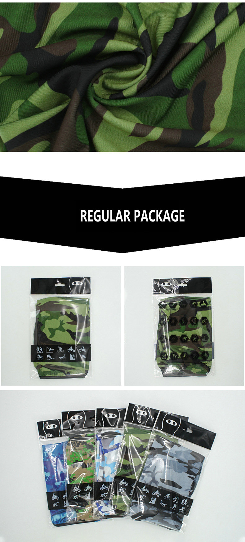 Factory wholesale Men Women Breathable Balaclava windproof Camouflage Military Balaclava Mask Motorcycle Cycling Full Face Mask