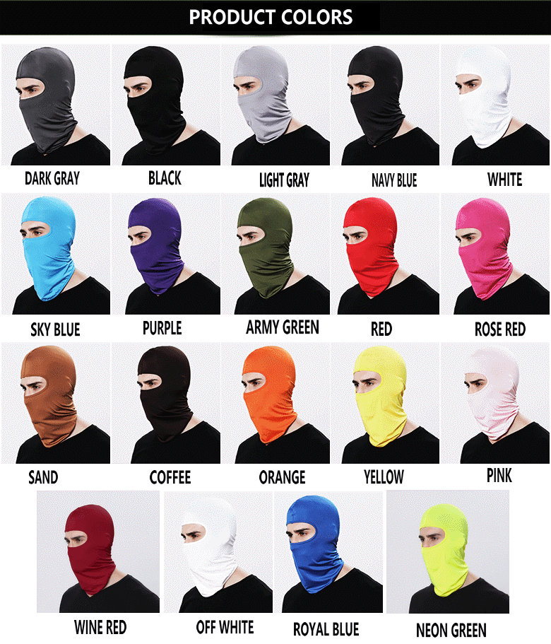 Factory Wholesale Breathable Cheap Balaclava Fight Motorcycle Cycling Balaclava Windproof Balaclava Hat Military Full Face Mask