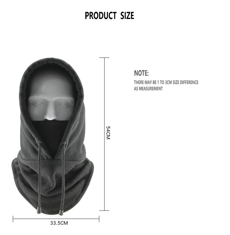 Factory Wholesale Cold Weather Balaclava Hood Outdoor Ski Hat Cycling Motorcycle Windproof Winter Balaclava Hat Warm Fleece Hood
