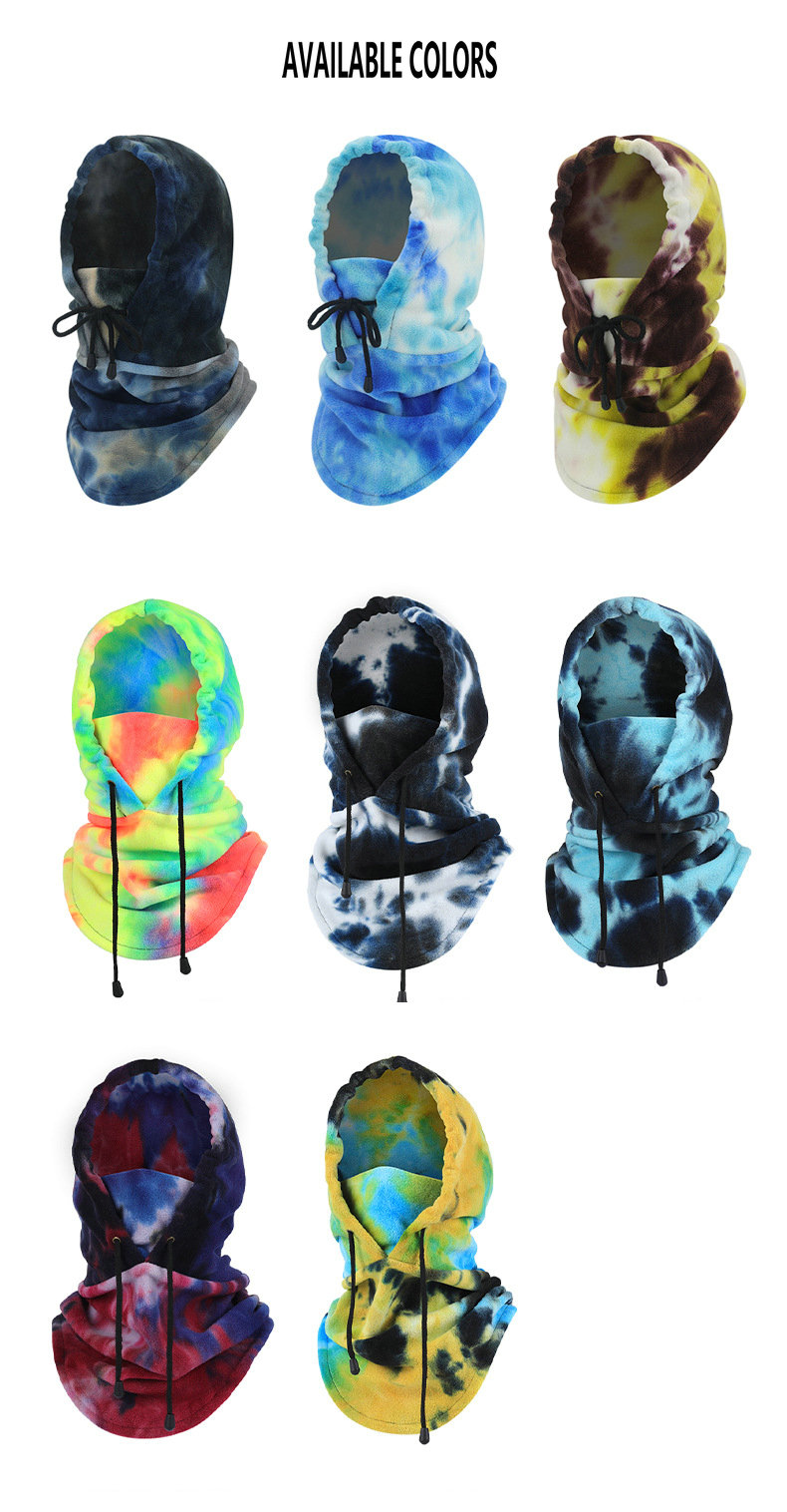 Factory Wholesale Winter Hat With Draw String Thermal Fleece Balaclava Ski Face Mask Soft Warm Winter Balaclava Winter hood