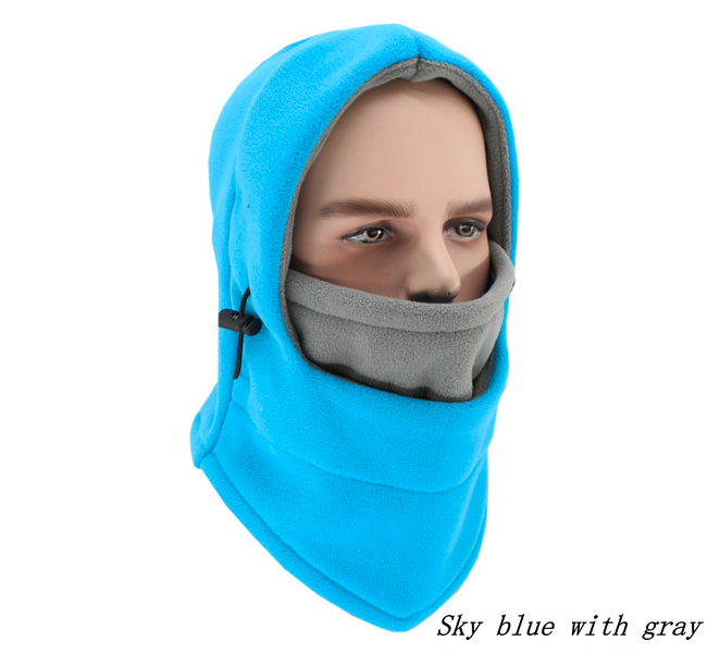 Wholesale Windproof Warm Hat Balaclava Ski Outdoor Bike Full Face Mask Neck Warmer Winter Hat Thermal Fleece Hood Winter Hood