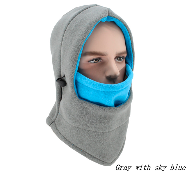 Wholesale Windproof Warm Hat Balaclava Ski Outdoor Bike Full Face Mask Neck Warmer Winter Hat Thermal Fleece Hood Winter Hood