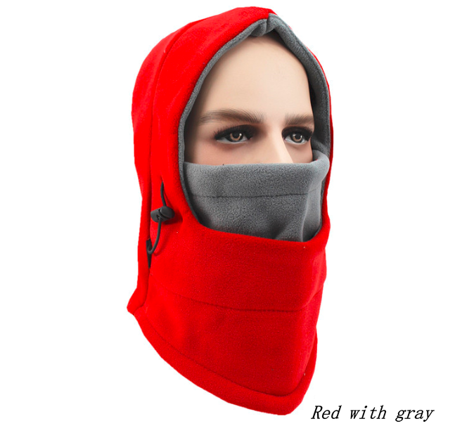 Wholesale Windproof Warm Hat Balaclava Ski Outdoor Bike Full Face Mask Neck Warmer Winter Hat Thermal Fleece Hood Winter Hood