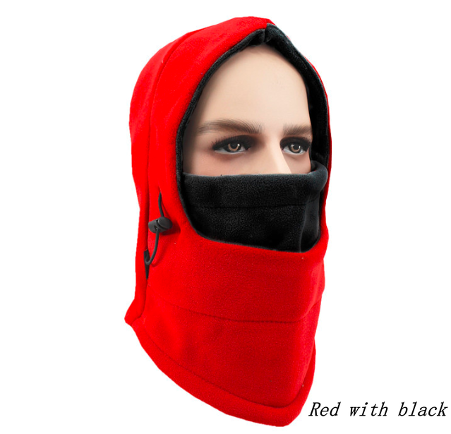 Wholesale Windproof Warm Hat Balaclava Ski Outdoor Bike Full Face Mask Neck Warmer Winter Hat Thermal Fleece Hood Winter Hood