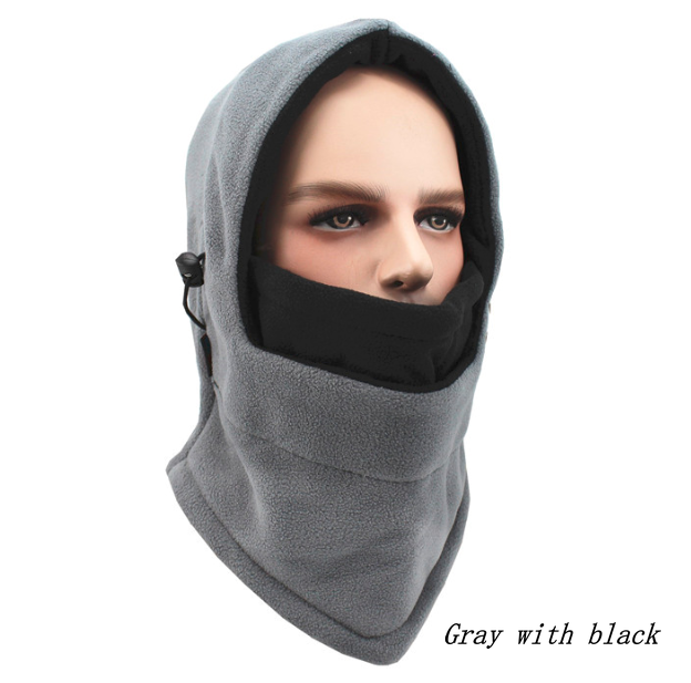 Wholesale Windproof Warm Hat Balaclava Ski Outdoor Bike Full Face Mask Neck Warmer Winter Hat Thermal Fleece Hood Winter Hood