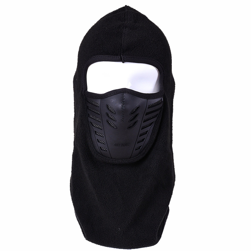 Factory wholesale winter warm balaclava hat cycling motorcycle ski outdoor windproof antidust warm hat fleece warm full face hat