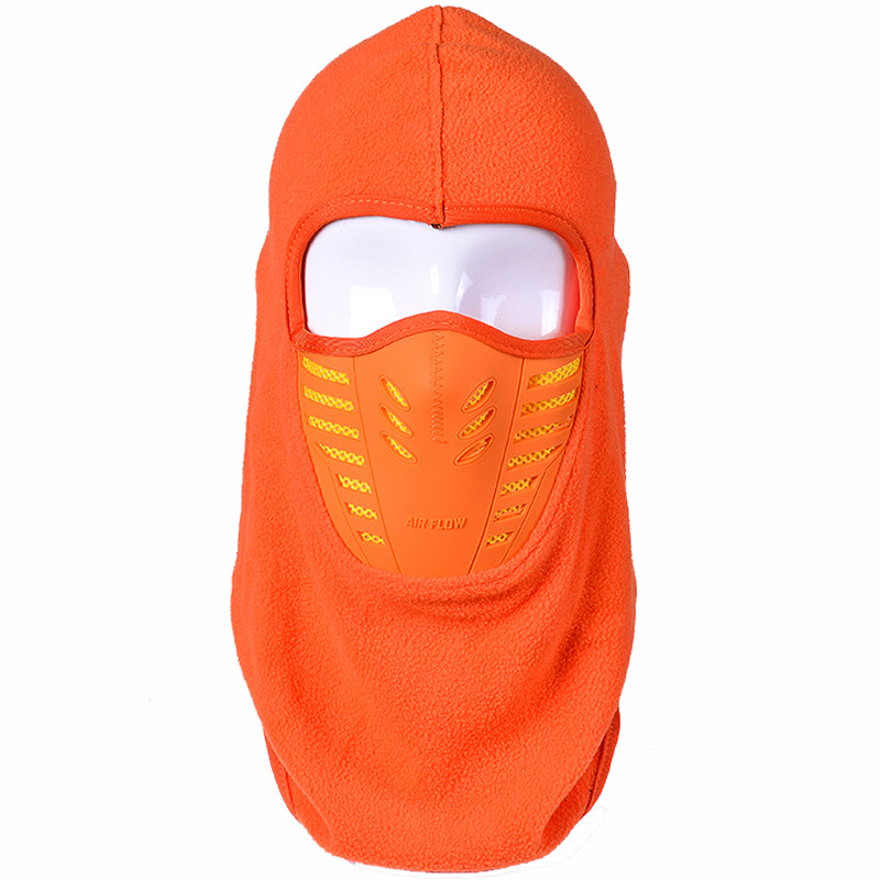 Factory wholesale winter warm balaclava hat cycling motorcycle ski outdoor windproof antidust warm hat fleece warm full face hat