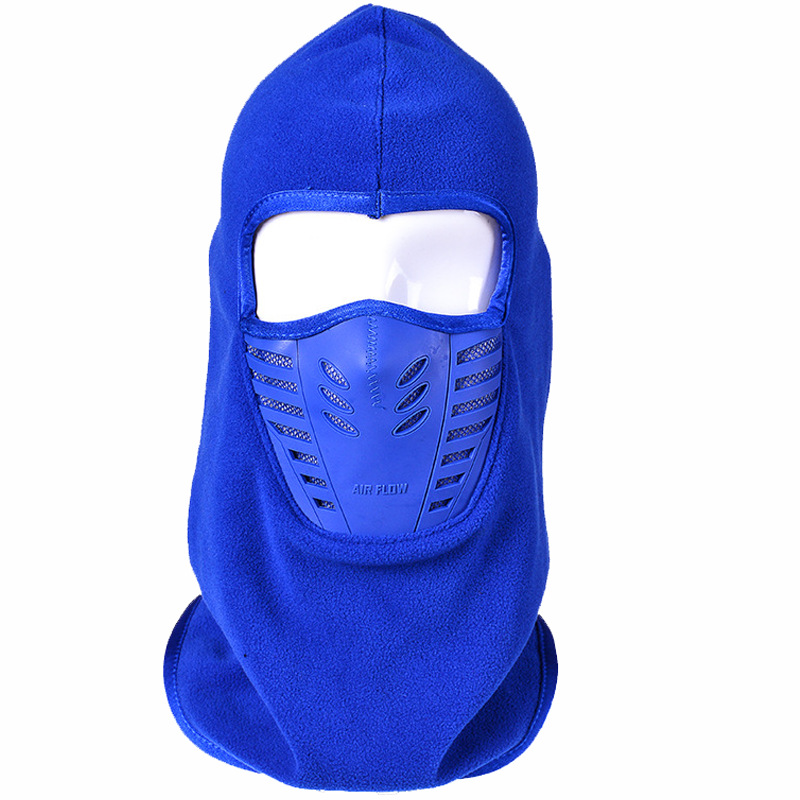 Factory wholesale winter warm balaclava hat cycling motorcycle ski outdoor windproof antidust warm hat fleece warm full face hat