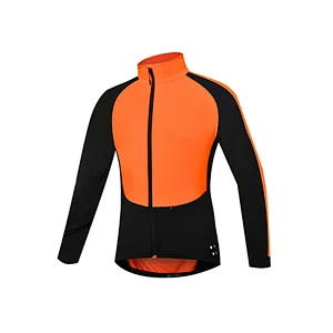 factory custom winter autumn fleece warm cycling jersey waterproof men bike jacket outdoor windproof cycling jacket customize cycling jersey