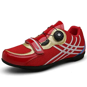 Factory Wholesale unlocked road bike shoes men's and women's riding shoes mesh breathable unlocked cycling shoes