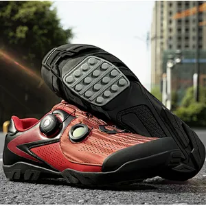 New design reflective cycling shoes men and women road bike shoes unlocked antiskid durable mountain bike shoes