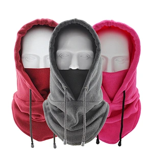 Factory Wholesale Cold Weather Balaclava Hood Outdoor Ski Hat Cycling Motorcycle Windproof Winter Balaclava Hat Warm Fleece Hood