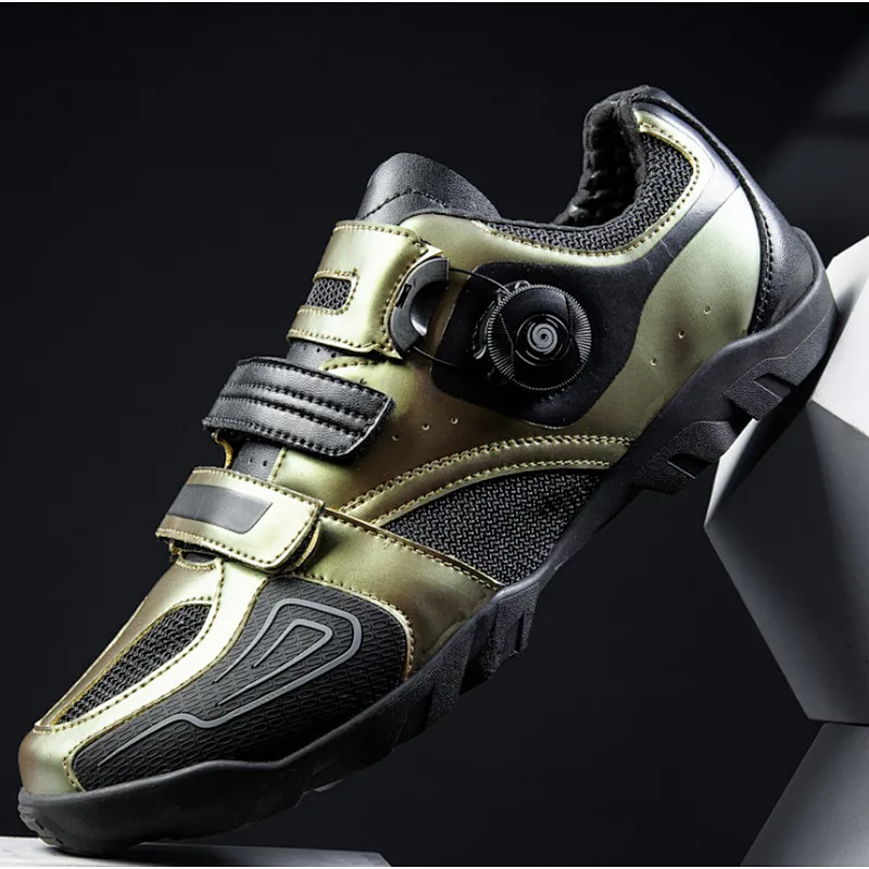 Men and women cycling shoes lockless anti slip wear resistant leisure road bike shoes mountain bike shoes