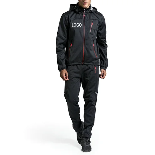 Factory Wholesale Winter Windpoof Mens Cycling Jacket Suit Warm Thermal Waterproof Cycling Wear Suit Customize Bike Jacket suit
