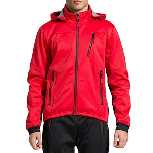 Factory Wholesale Winter Windpoof Mens Cycling Jacket Warm Thermal Waterproof Cycling Jacket Custom Hooded Fleece Bike Jacket