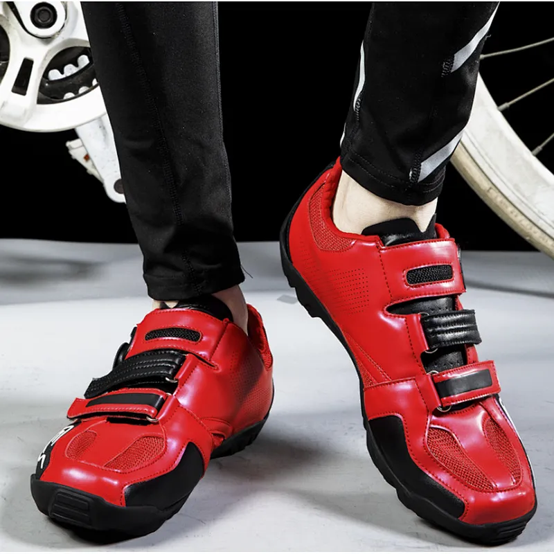 Men and women cycling shoes lockless anti slip wear resistant leisure road bike shoes mountain bike shoes