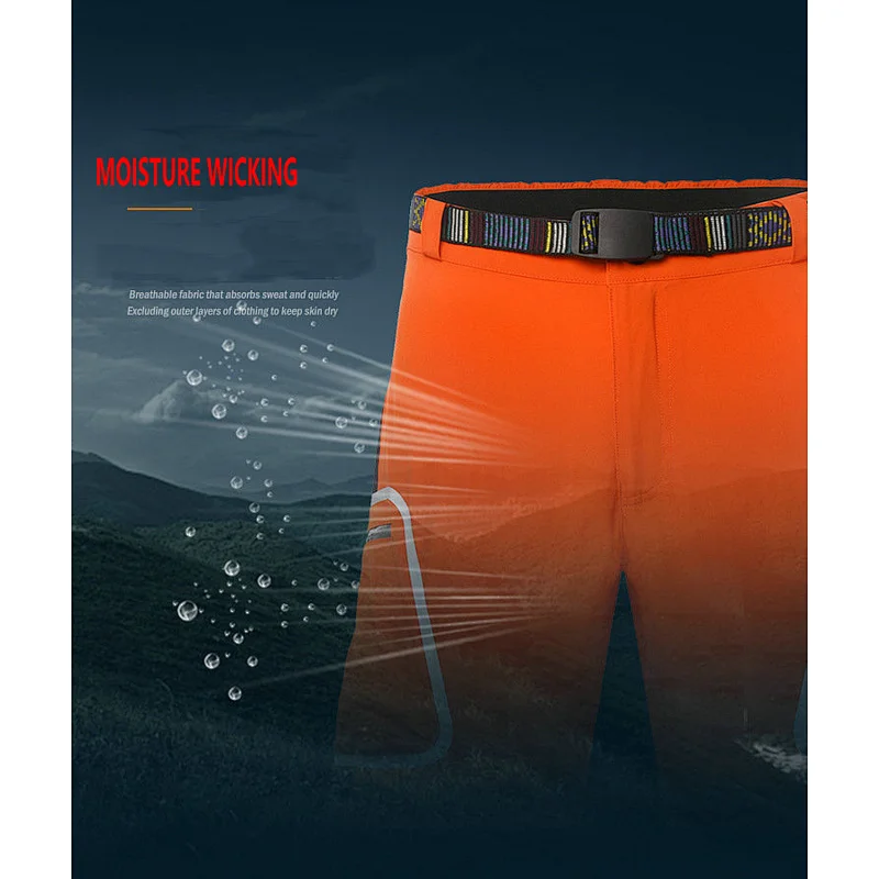 Factory wholesale mens summer breathable quick dry mountain bike shorts customize MTB shorts outdoor casual cycling shorts