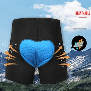 Factory wholesale quick dry moisture wicking men's padded cycling shorts Gel padded bike shorts OEM customize MTB mountain bike shorts padded