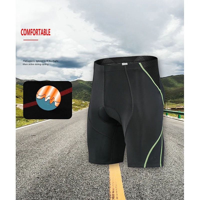 Factory Customize SUMMER men's padded cycling shorts custom cycling shorts wholesale breathable Absorbent padded bike shorts men