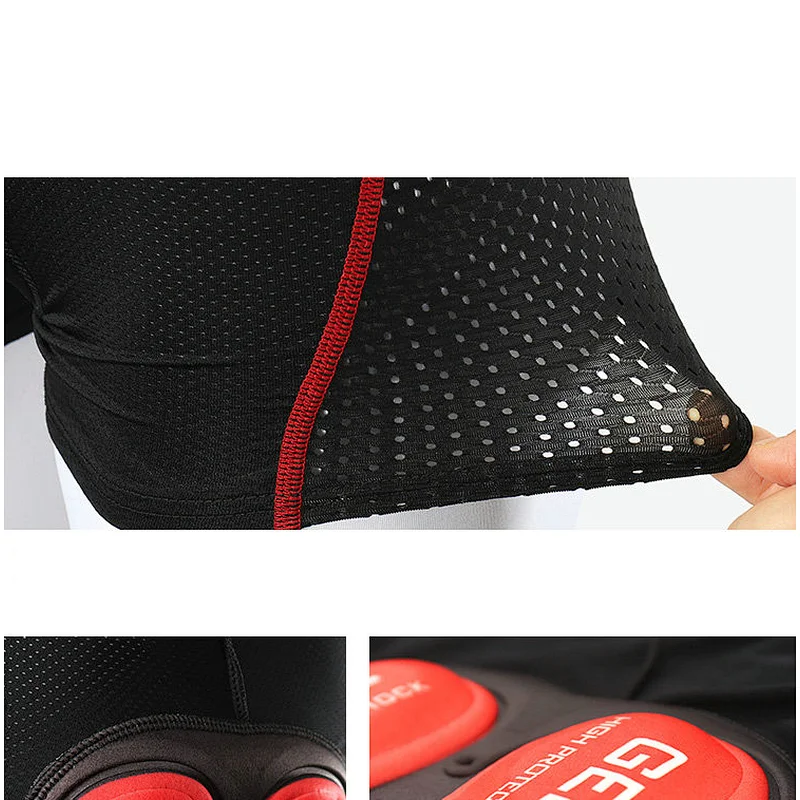 Factory Wholesale Breathable Moisture Wicking Cycling Underwear Mens 3D Silicone Gel Padded Bike Underwear Cycling Shorts