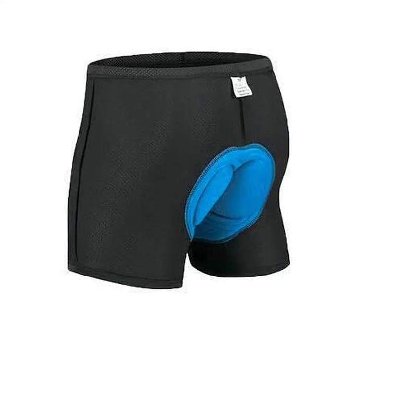 Factory Wholesale Breathable Moisture Wicking Cycling Underwear Sponge Padded Mens Cheap Bike Underwear custom 3D Padded Bike underwear