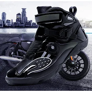 factory wholesale plus size motorcycle boots cycling shoes wear resistant and breathable racing shoes motorcycle shoes