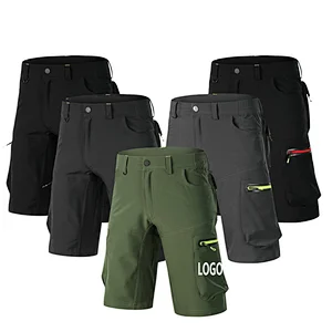 Factory wholesale mens Spring summer breathable quick dry mountain bike shorts customize MTB shorts loose size outdoor cycling shorts
