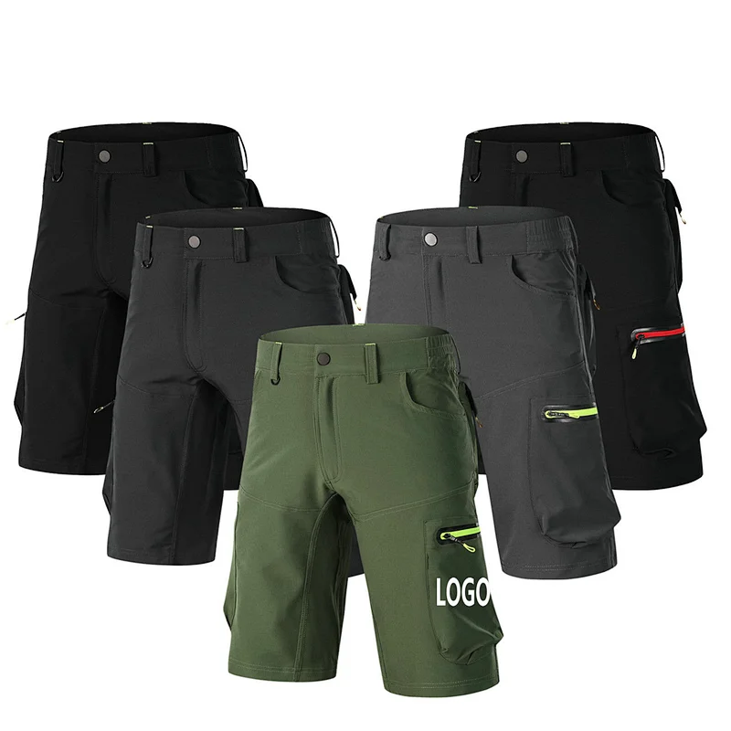 Factory wholesale mens Spring summer breathable quick dry mountain bike shorts customize MTB shorts loose size outdoor cycling shorts