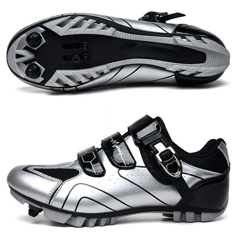 Mountain lock riding shoes outdoor road mountain bike antiskid power cycling Shoes MTB Road Lock Bike Shoes