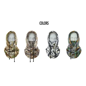 Factory New Arrival Winter Thermal Fleece Balaclava Ski Face Mask Soft Warm Cycling Hiking Adjustable Winter Fleece hood