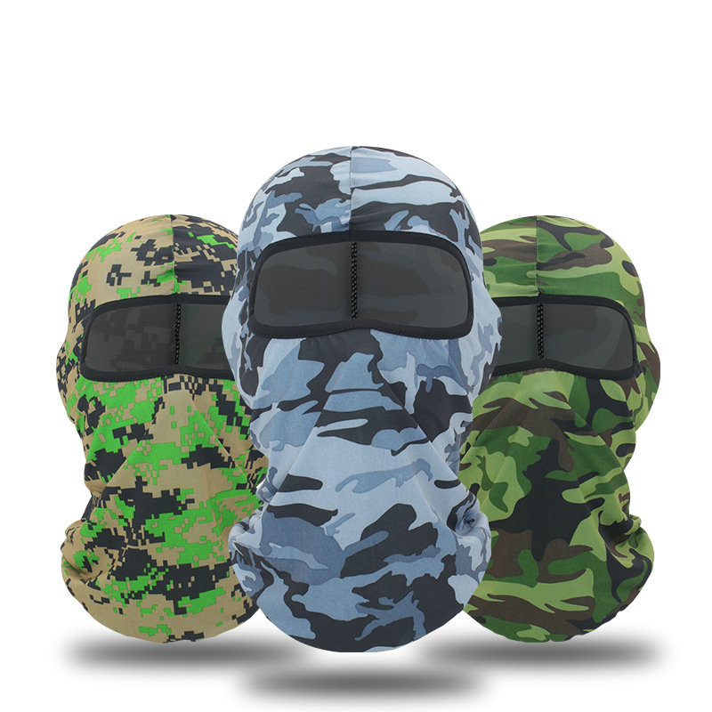 Factory wholesale Men Women Breathable Balaclava windproof Camouflage Military Balaclava Mask Motorcycle Cycling Full Face Mask