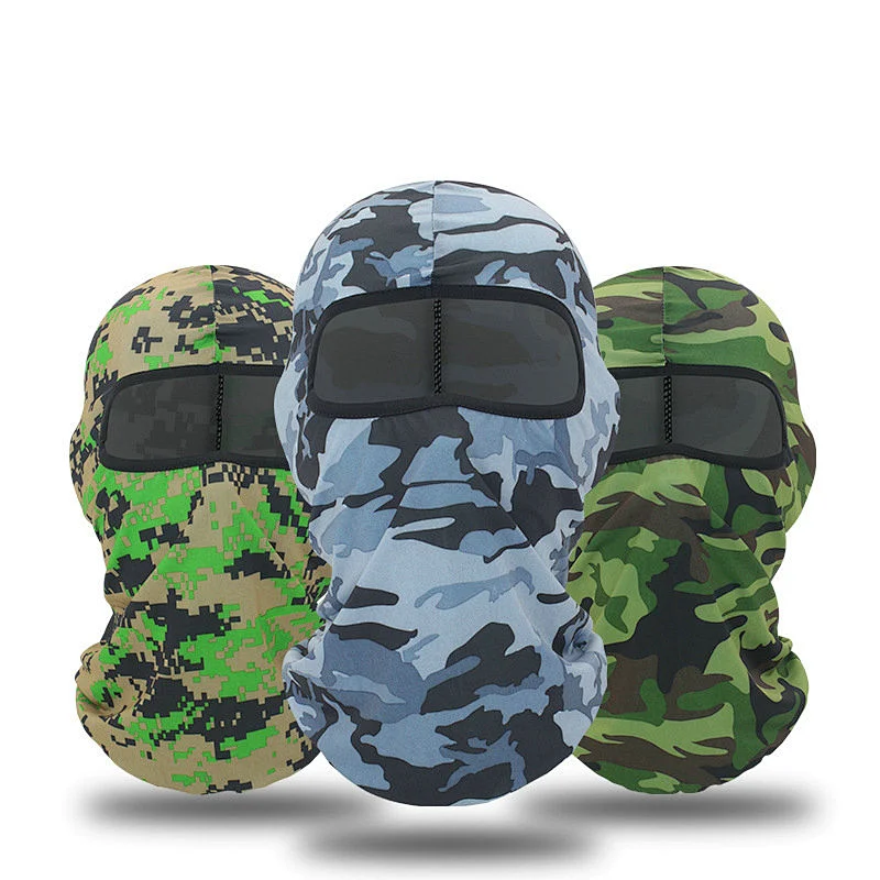 Factory wholesale Men Women Breathable Balaclava windproof Camouflage Military Balaclava Mask Motorcycle Cycling Full Face Mask