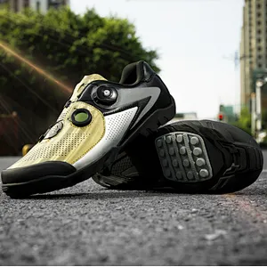 New design reflective cycling shoes men and women road bike shoes unlocked antiskid durable mountain bike shoes