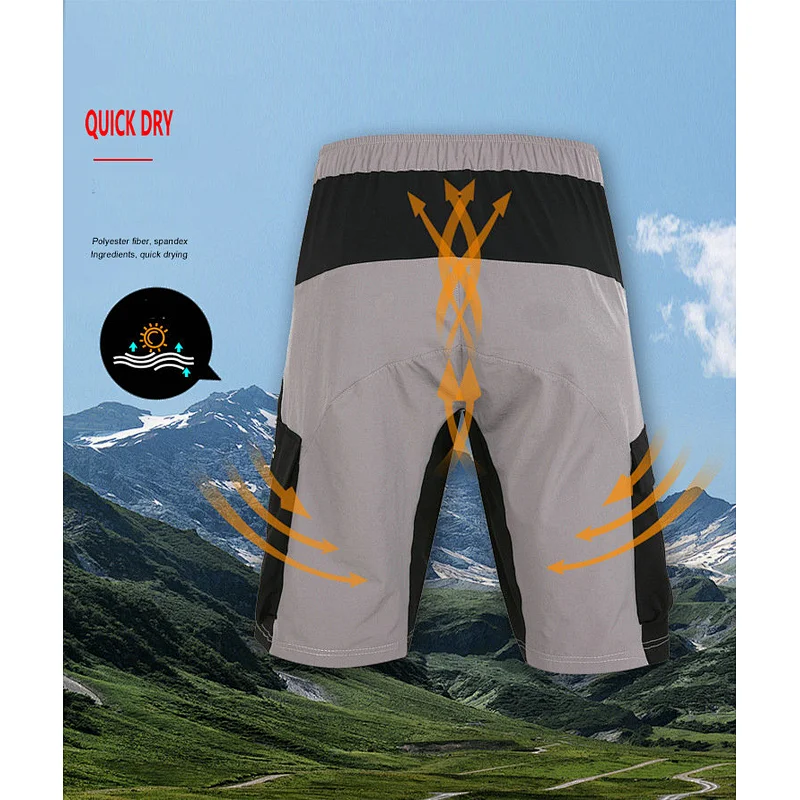 Factory wholesale customize mens summer breathable quick dry mountain bike shorts custom MTB shorts quick dry outdoor Cycling shorts cycling clothing china factory supplier manufacturer