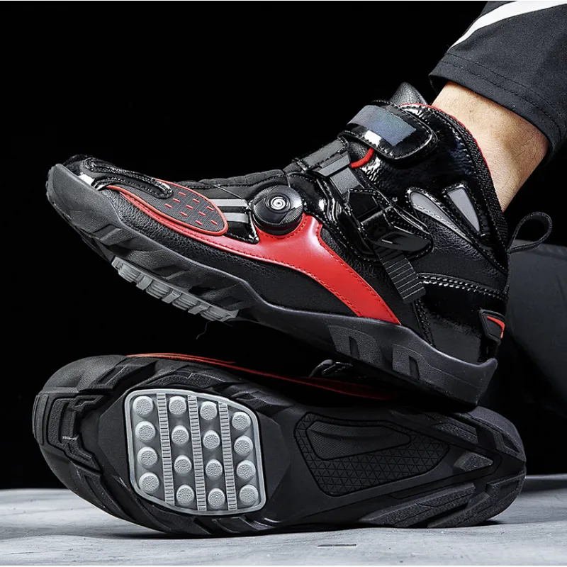 factory wholesale plus size motorcycle boots cycling shoes wear resistant and breathable racing shoes motorcycle shoes