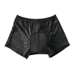 Factory Wholesale Breathable Moisture Wicking Cycling Underwear Sponge Padded Mens Cheap Bike Underwear custom 3D Padded Bike underwear