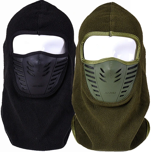 Factory wholesale winter warm balaclava hat cycling motorcycle ski outdoor windproof antidust warm hat fleece warm full face hat