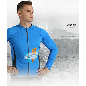 Factory Wholesale Men's Long Sleeve Cycling Jersey Customize Bike Jersey Moisture Wicking Quick Dry Bike Shirt Customize Cycling Shirt