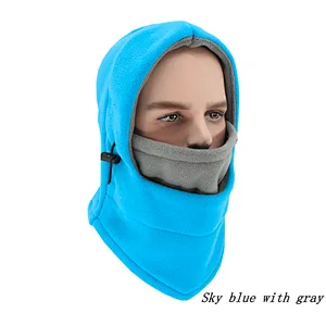 Wholesale Windproof Warm Hat Balaclava Ski Outdoor Bike Full Face Mask Neck Warmer Winter Hat Thermal Fleece Hood Winter Hood