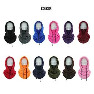 Factory Wholesale Cold Weather Balaclava Hood Outdoor Ski Hat Cycling Motorcycle Windproof Winter Balaclava Hat Warm Fleece Hood