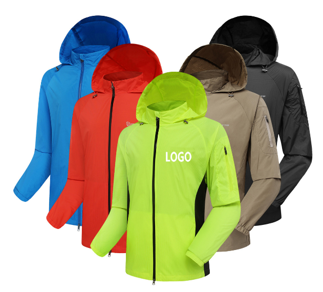 Factory Wholesale waterproof men cycling jacket customize Windbreaker outdoor hiking Jacket windproof windbreaker jacket