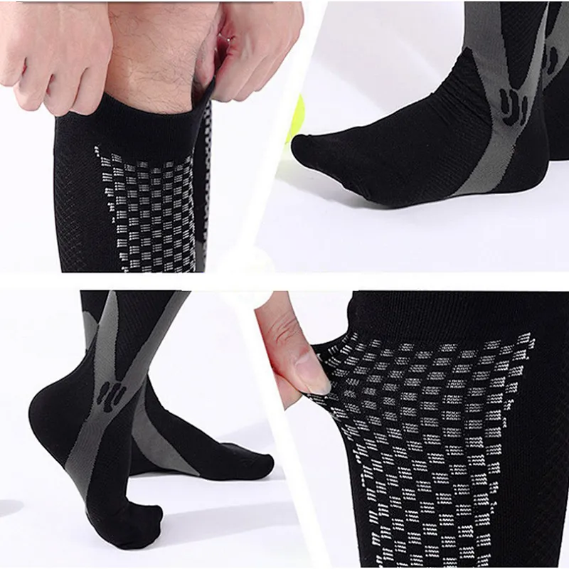 Factory Wholesale Compression Cycling Socks Men and Women Biking Socks Performance Athletic Sports Running Socks