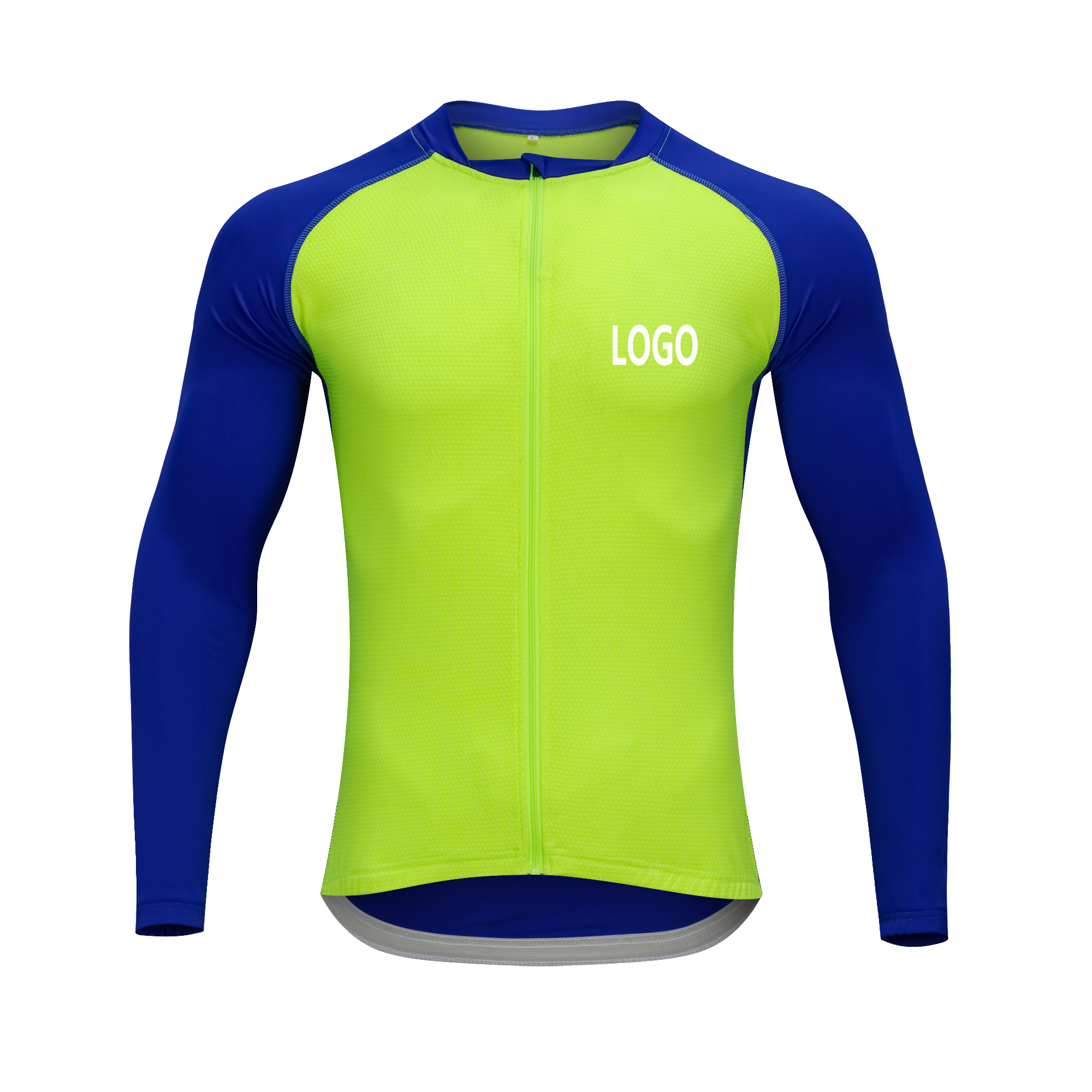Factory Wholesale Men's Long Sleeve Cycling Jersey Customize Bike Jersey Moisture Wicking Zipper Long Sleeves MTB Bike Shirt