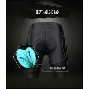Custom High Quality Breathable Quick Dry Mens Cycling Shorts MTB 4D Padded Bike Shorts Moisture Wicking Compression Bicycle Shorts