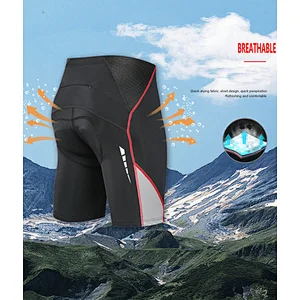 Factory Customize SUMMER men's padded cycling shorts custom cycling shorts wholesale breathable Absorbent padded bike shorts men