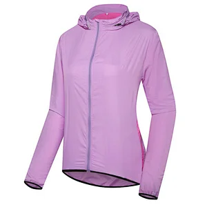 Factory customize outdoor Rainproof women cycling raincoat waterproof bike jacket perspiration windproof women cycling jacket