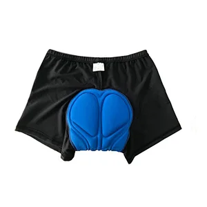 Factory Wholesale Breathable Moisture Wicking Cycling Underwear Sponge Padded Mens Cheap Bike Underwear custom 3D Padded Bike underwear